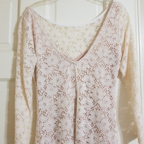 Nude lace dress - Picture 4 of 4